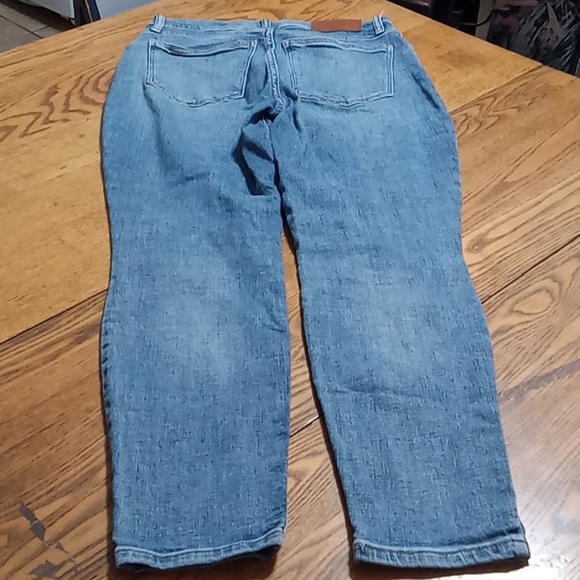 LUCKY BRAND Jeans Womens 6 / 28 BLUE ANKLE BUTTON FLY Preowned Spring - Picture 8 of 8